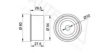 AUTEX 651820 Deflection/Guide Pulley, timing belt